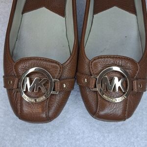 Michael Kors Brown Leather Flats